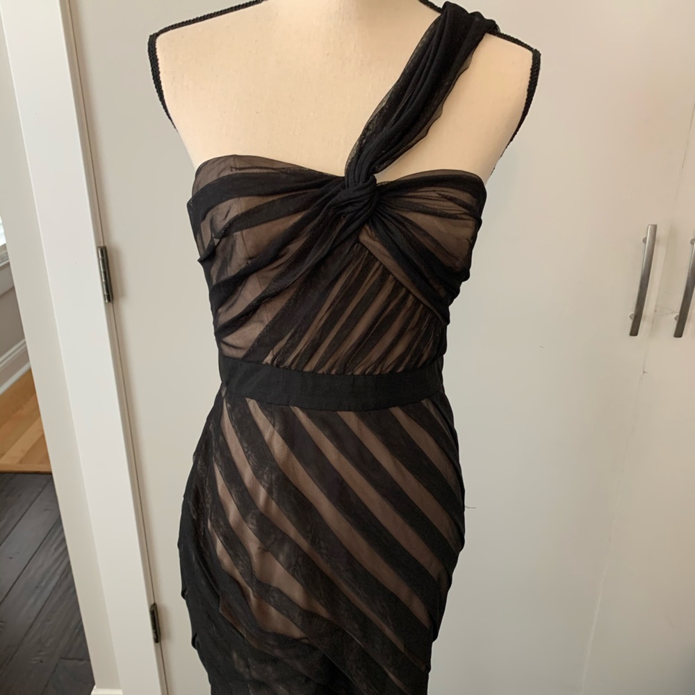Jill Stuart one shoulder cocktail dress